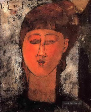Fett Kind 1915 Amedeo Modigliani Ölgemälde